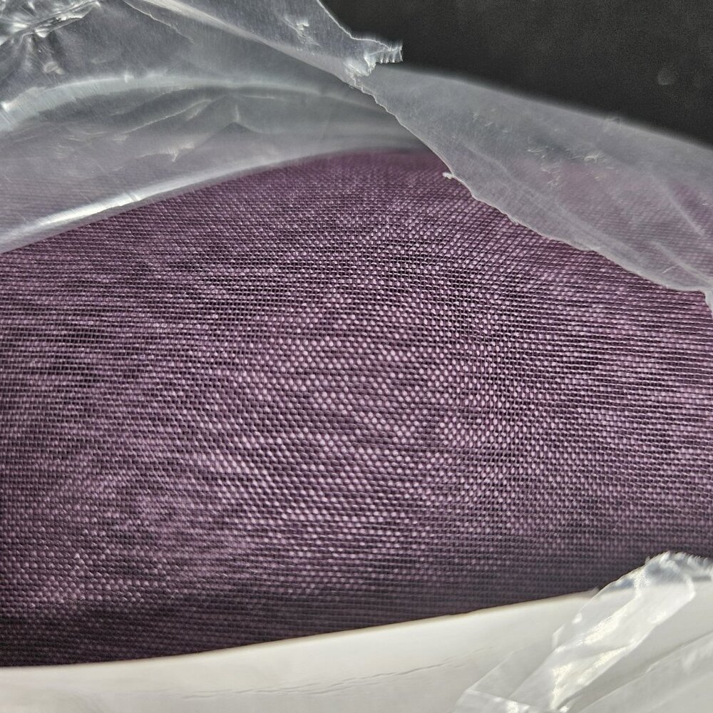 JCPenney Home Collection Snowvoile Scarf Plum Purple Window Valance 59x216 USA
